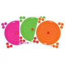 ProShot Splatter Shot Fluorescent Bullseye Combo, Bubble Gum Pink/Electric Green/Energy Orange - Pro-Shot
