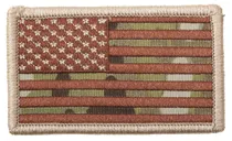 Rothco American Flag Patch - Hook Back, Multicam, Orientation Normal - Rothco