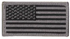 Rothco American Flag Patch - Hook Back, Foliage Green, Orientation Normal - Rothco