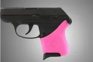 Hogue Handall Slip-On Grip Sleeve for Ruger LCP Pink Rubber 18107 - Hogue