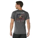 Rothco Freedom Over Fear T-Shirt - Charcoal Grey, 3X-Large - Rothco