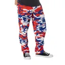 Rothco Color Camo Tactical Bdu Pants - Red - White - Blue Camo, Medium - Rothco