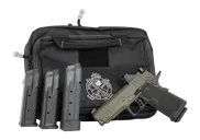 Springfield Prodigy Double Stack 1911 Bundle 4.25" 9mm (3)17rd/ (1)20rd Pistol, ODG/Black w/ Viridian RFX11 Green Dot Optic and Bag - PH9117AOSBG-PAC - Springfield Armory