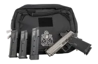 Springfield Prodigy Double Stack 1911 Bundle 4.25" 9mm (3)17rd/ (1)20rd Pistol, Tung/Black w/ Viridian RFX11 Green Dot Optic and Bag - PH9117AOSBT-PAC - Springfield Armory
