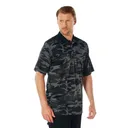 Rothco Moisture Wicking Polo Shirt - Black Camo, 3X-Large - Rothco