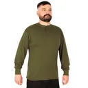 Rothco Long Sleeve Henley T-Shirt - Olive Drab, 3X-Large - Rothco