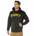 Rothco Army Pullover Hoodie - Black, 3X-Large, Emblem Army - Rothco