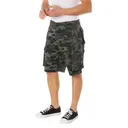 Rothco Vintage Paratrooper Cargo Shorts - Black Camo, 2X-Large - Rothco