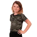 Rothco Kids Camo T-Shirt - Black Camo, X-Large - Rothco