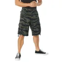 Rothco Vintage Utility Cargo Shorts - Tiger Stripe Camo, 2X-Large - Rothco