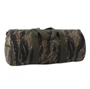 Rothco Canvas Shoulder Duffle Bag - Tiger Stripe Camo, 19 In - Rothco