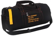 Rothco Canvas Equipment Bag - Black, 19 In - Rothco
