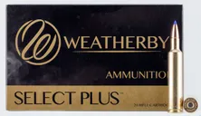 Weatherby Select Plus 257 Weatherby Mag 100 grain Barnes TTSX Rifle Ammo, 20/Box - B257100TTSX - Weatherby