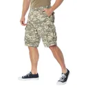 Rothco Vintage Paratrooper Cargo Shorts - Acu Digital Camo, Small - Rothco
