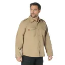 Rothco Vintage Fatigue Shirt - Khaki, 3X-Large - Rothco