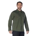 Rothco Vintage Fatigue Shirt - Olive Drab, 3X-Large - Rothco