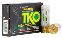 Brenneke USA TKO 12 Gauge 2.75" Shotgun Sabot Slug, 5/box - SL-122TKO - Brenneke