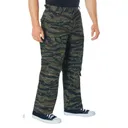 Rothco Vintage Paratrooper Cargo Fatigue Pants - Tiger Stripe Camo, X-Large - Rothco