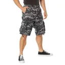 Rothco Vintage Utility Cargo Shorts - Subdued Urban Digital Camo, Small - Rothco