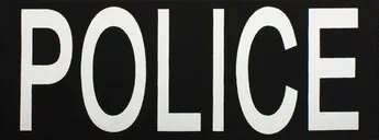 Rothco Police Patch With Hook Back - Set 1 Small 1 Large - Rothco