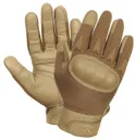 Rothco Hard Knuckle Cut And Fire Resistant Gloves - Coyote Brown, Small - Rothco