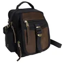 Rothco Vintage Canvas Leather Travel Shoulder Bag - Black - Rothco