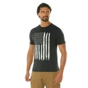 Rothco Distressed Us Flag Athletic Fit T-Shirt - Black, 3X-Large - Rothco