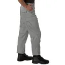 Rothco Relaxed Fit Zipper Fly Bdu Pants - Grey, Medium - Rothco
