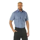 Rothco Short Sleeve Uniform Shirt - Light Blue, 3X-Large - Rothco