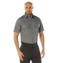 Rothco Short Sleeve Uniform Shirt - Grey, Large - Rothco