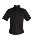 Rothco Short Sleeve Tactical Shirt - Black, Medium - Rothco