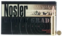Nosler Match Grade 26 Nosler 140 grain Custom Competition Rifle Ammo, 20/Box - 51288 - Nosler