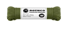 Rothco 550Lb Type III Polyester Paracord - Olive Drab, 50 - Rothco