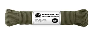 Rothco 550Lb Type III Polyester Paracord - Olive Drab, 100 - Rothco
