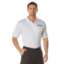 Rothco Moisture Wicking Security Polo Shirt - White W- Black Lettering, 3X-Large - Rothco