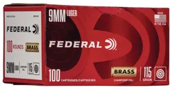 Federal 9mm 115gr FMJ Champion Ammunition 100rds - WM51991 - Federal Premium