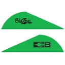 Bohning Blazer Vanes Neon Green 1000 pk. - Bohning