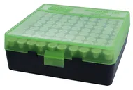 MTM FlipTop Ammo Box .40 10mm. 45 - Green - 100rd - P-100-45-10 - MTM Case-gard