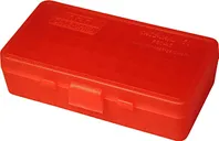 MTM Case-Gard Ammo Box 50 Round Flip Top 40 10 Mm 45 Acp Clear Red-P50-45-29 - MTM Case-gard