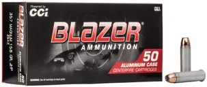 CCI Blazer 357 Mag 158gr JHP Aluminum Case Ammunition - 3542 - CCI
