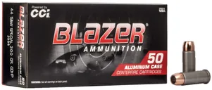 CCI Blazer 200 gr Jacketed Hollow Point .44 Spl Ammo, 50/box - 3556 - CCI