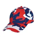 Rothco Supreme Camo Low Profile Cap - Red - White - Blue Camo - Rothco