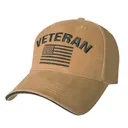 Rothco Vintage Veteran Low Pro Cap - Coyote Brown - Rothco