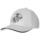 Rothco Deluxe Eagle, Globe Anchor Low Profile Cap - White - Rothco