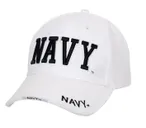 Rothco Deluxe Navy Low Profile Cap - White - Rothco