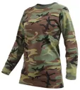Rothco Womens Long Sleeve Camo T-Shirt - Medium - Rothco