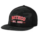 Rothco Est. 1953 Embroidered Midnight Black Camo Trucker Hat - Rothco