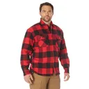 Rothco Extra Heavyweight Buffalo Plaid Sherpa Lined Flannel Shirts - Red Plaid, 2X-Large - Rothco