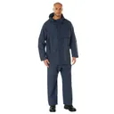 Rothco 2 Piece Microlite Pvc Rainsuit - Navy Blue, 4X-Large - Rothco