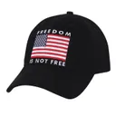 Rothco Freedom Is Not Free Low Profile Cap - Black - Rothco